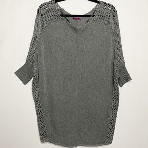 Velvet Graham & Spencer Cozy Wool Cashmere Blend Dolman Sleeve Poncho Sweater